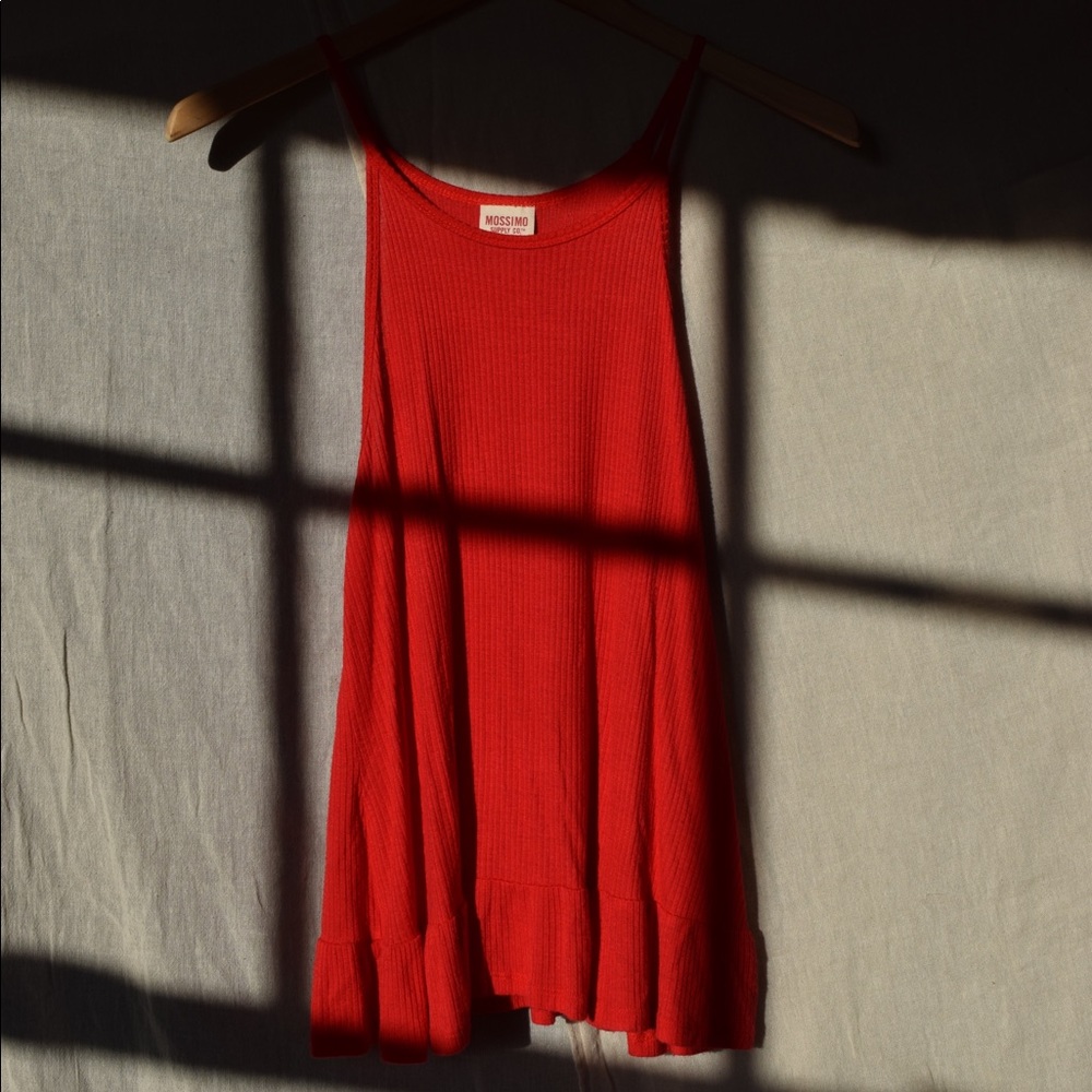 High neck tank top